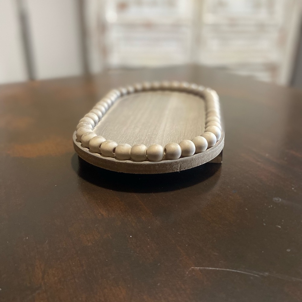 Wooden Bead Riser, Farmhouse Table Decor, Wood Riser - Picture 5 of 6